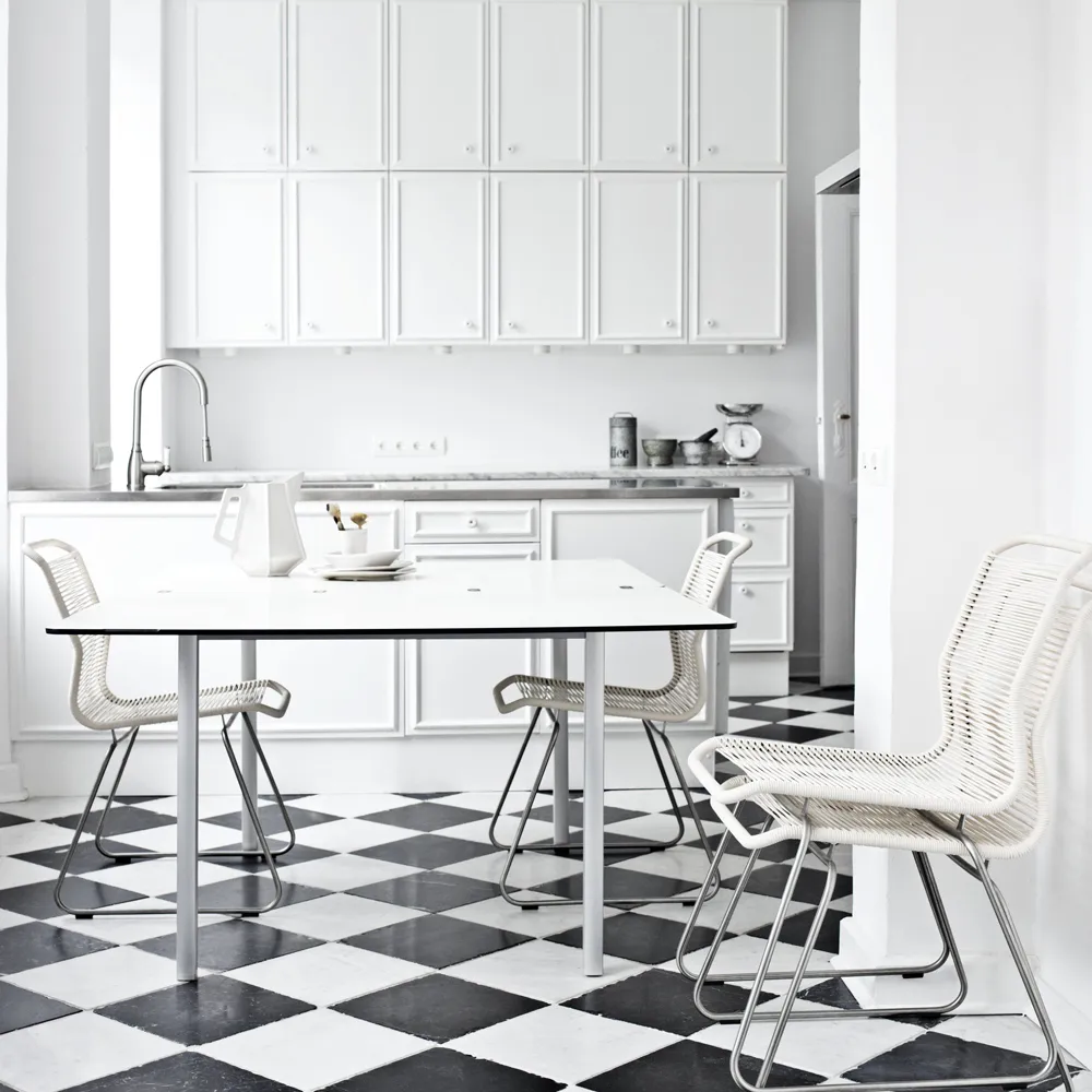 Panton One chair, Clark, stainless steel Montana