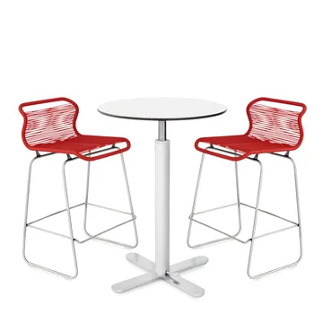 Panton One kitchen barstool - Marcel, stainless steel - Montana
