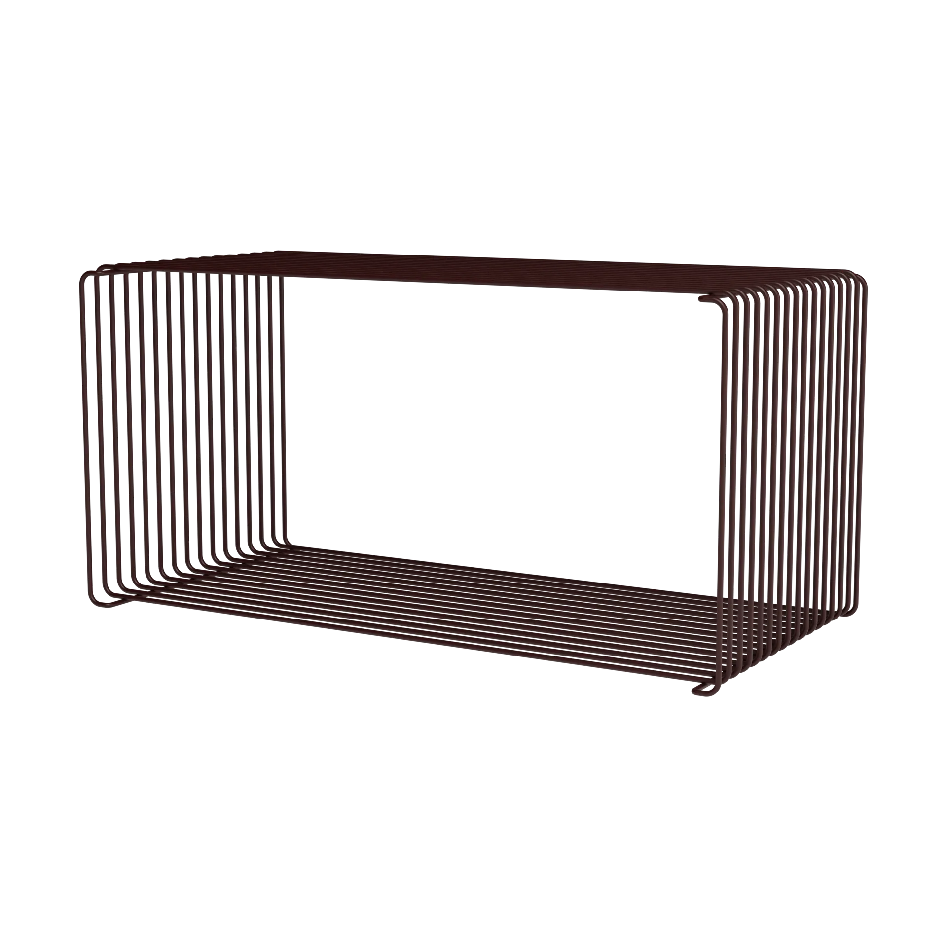 Panton Wire Extended shelf 70x34,8x34,8 cm, Black red Montana