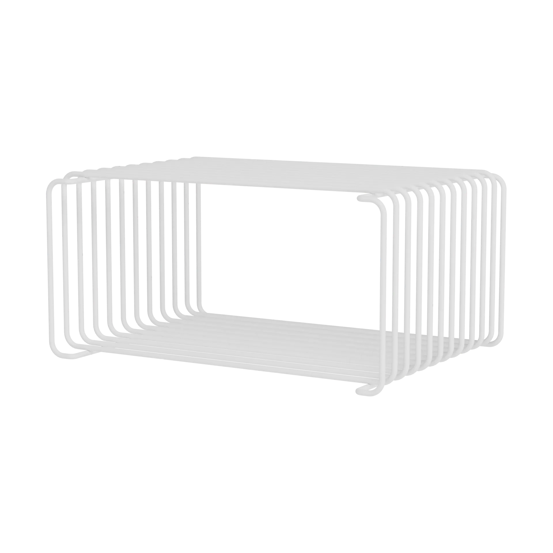 Panton Wire Half Height shelf 34.8x17.2x25.7 cm, Snow Montana