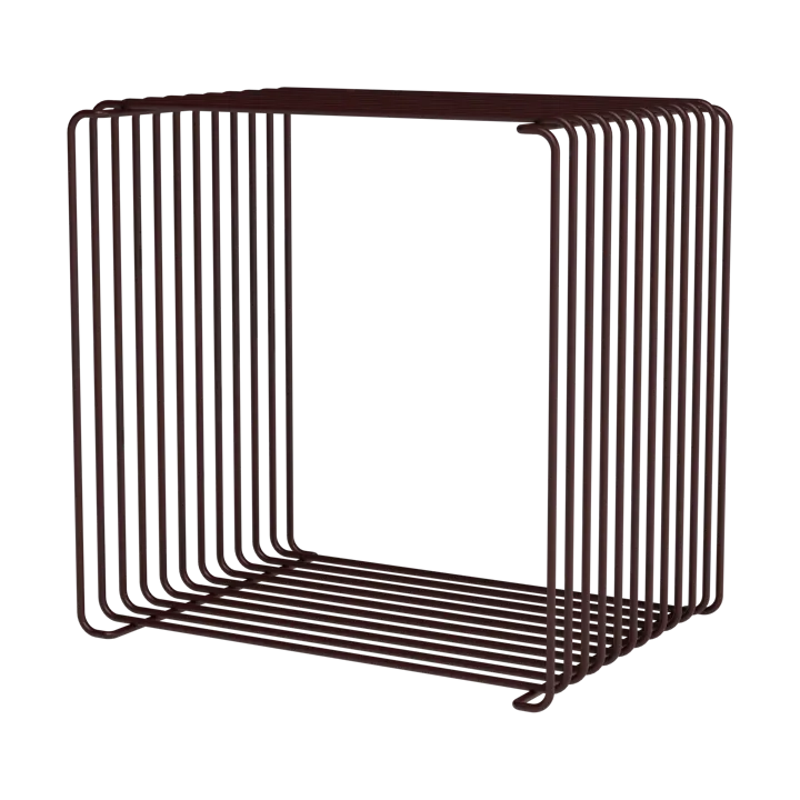 Panton Wire Single shelf 34,8x34,8x25,7 cm - Black red - Montana