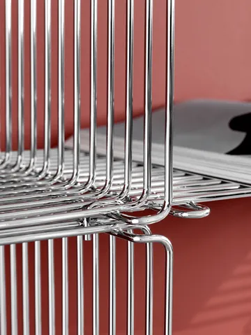 Panton Wire Single shelf 34,8x34,8x34,8 cm - Chrome - Montana