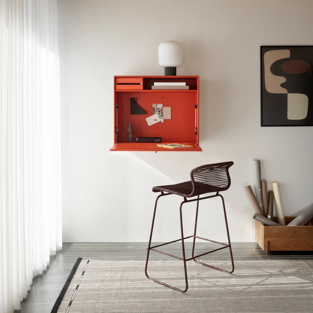 STUDIO desk, wall hung, Cumin 157 Montana