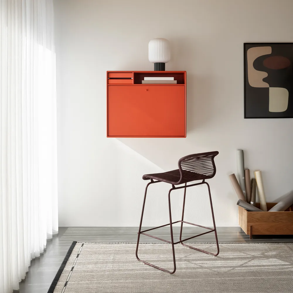 STUDIO desk, wall hung, Graphic 100 Montana