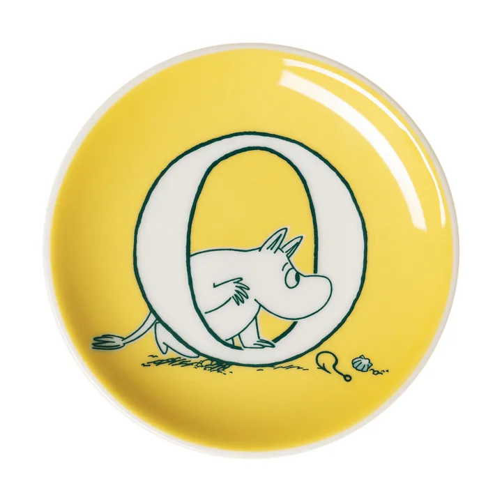ABC Moomin mini plate - Ø, 10.5 cm - Moomin Arabia