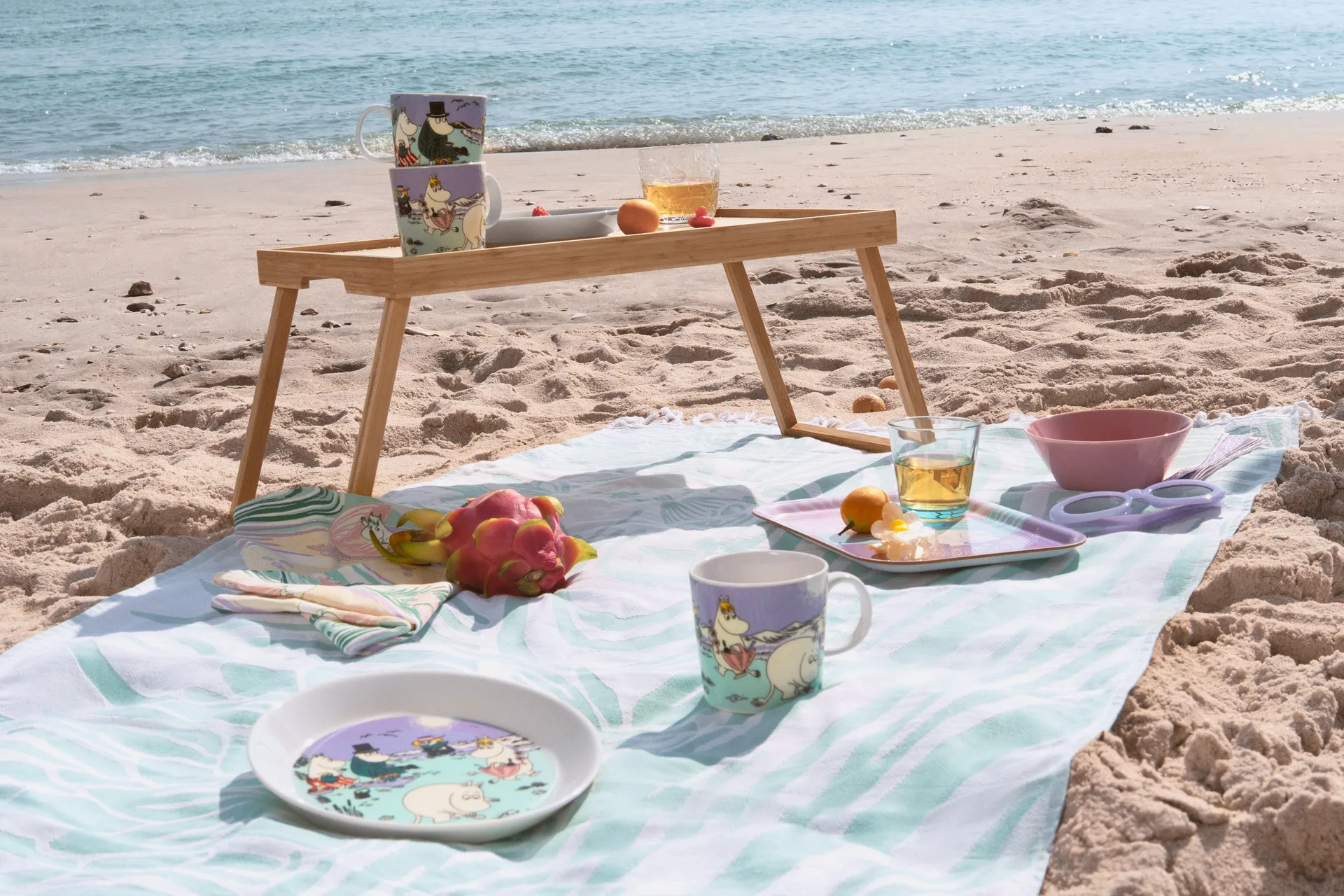 Beach day Moomin tray, 20x27 cm Moomin Arabia