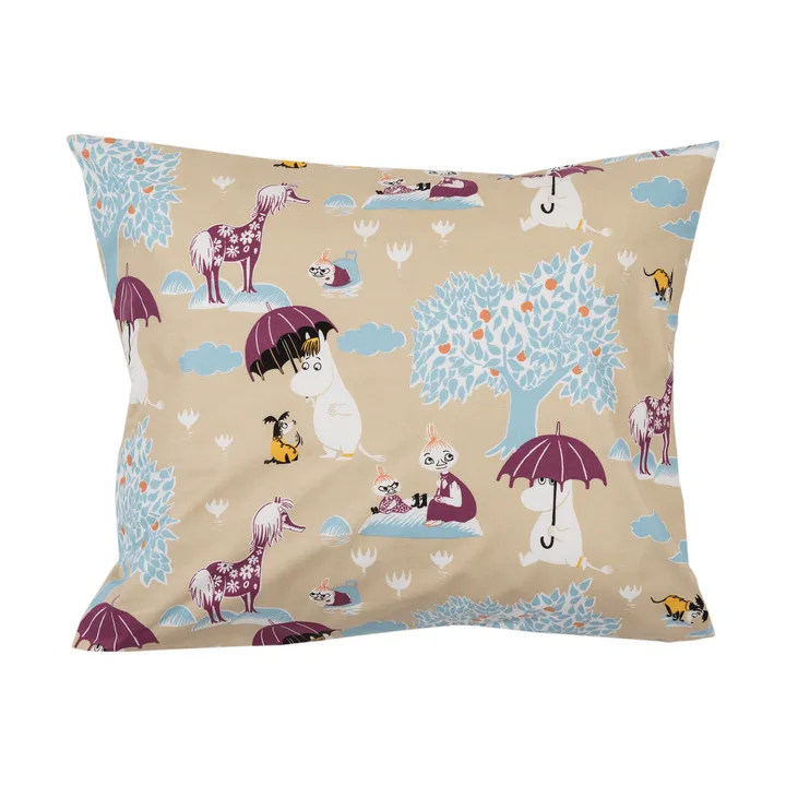 Moomin pillowcase - Under paraplyet GOTS, 50x60 cm - Moomin Arabia