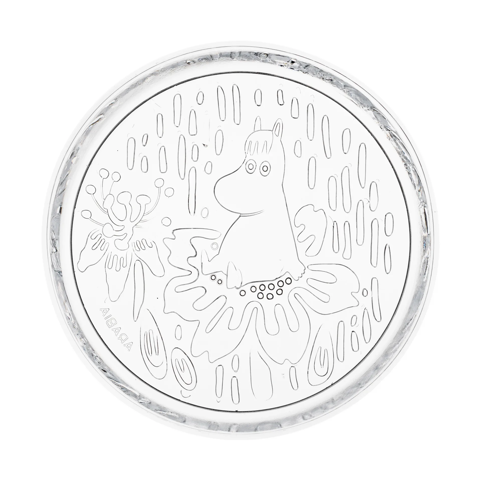 Moomin plate Ø15,5 cm, Clear Moomin Arabia