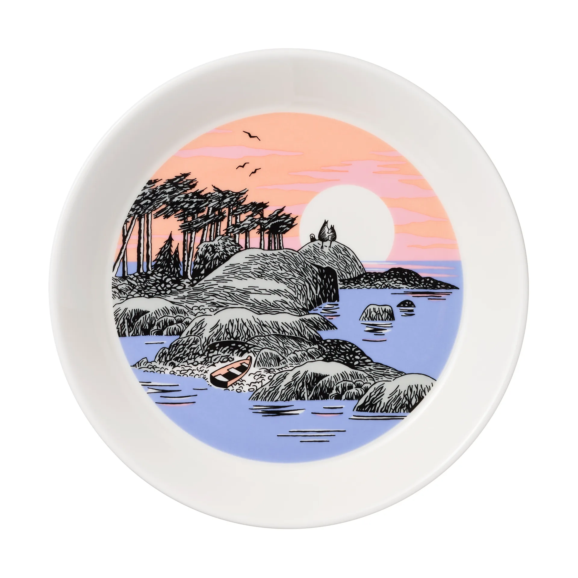 Snow lantern & Moomin’s Day 2018 Moomin plate set, Ø19 cm Moomin Arabia