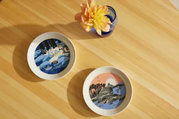 Snow lantern & Moomin’s Day 2018 Moomin plate set - Ø19 cm - Moomin Arabia