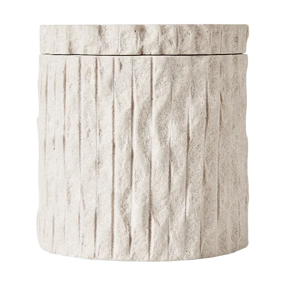 Kama jar with lid Ø9,5 cm, Sand MUUBS