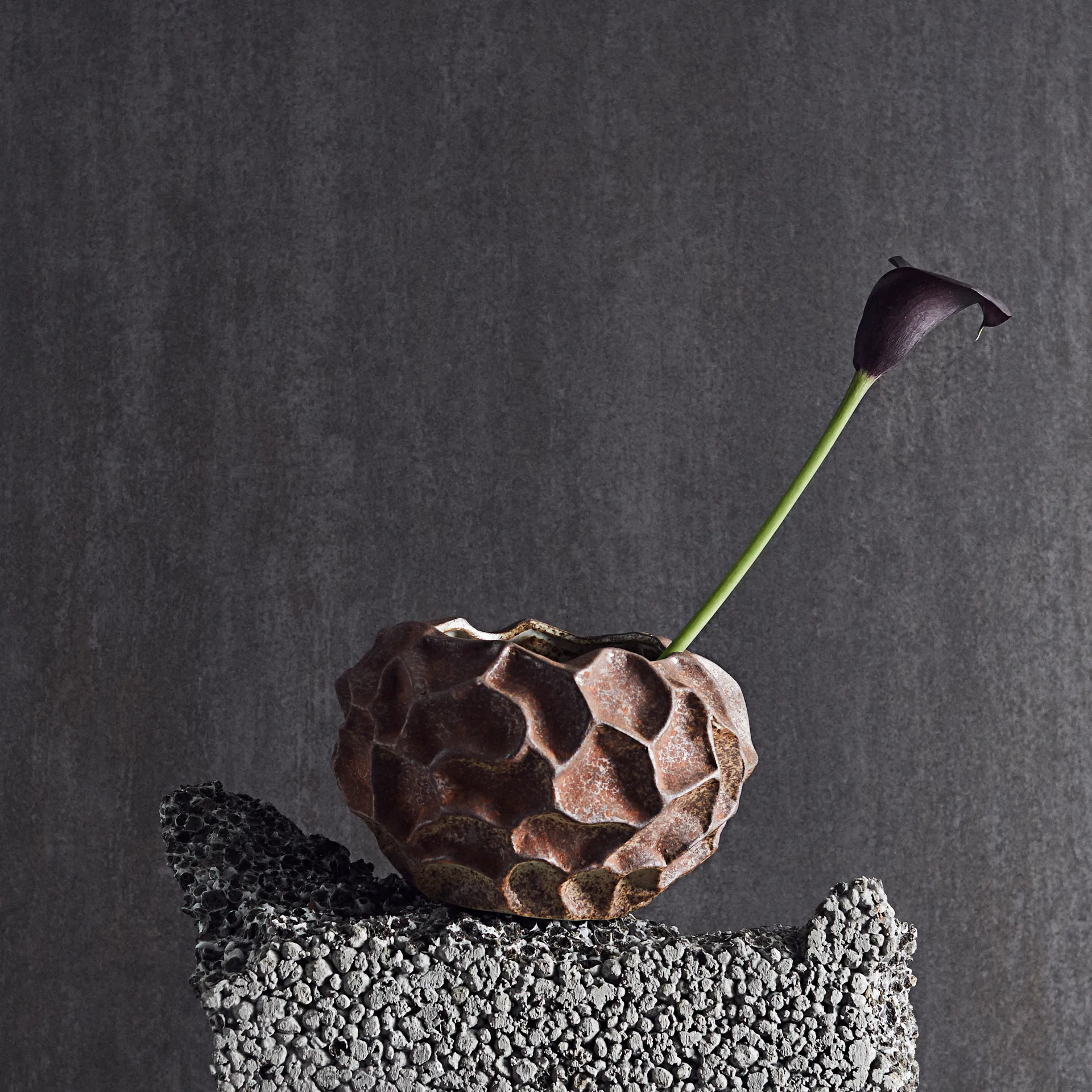 Soil flower pot Ø18 cm, rust MUUBS