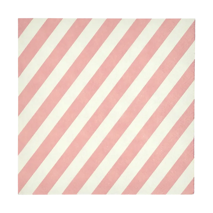 Check & Stripes paper napkin 25x25 cm 20-pack - Beige - Muurla