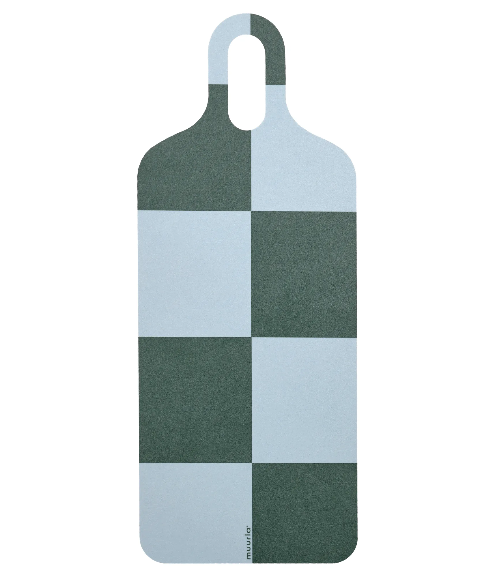 Checks & Stripes tray 13x33 cm, Brown-pink-green Muurla