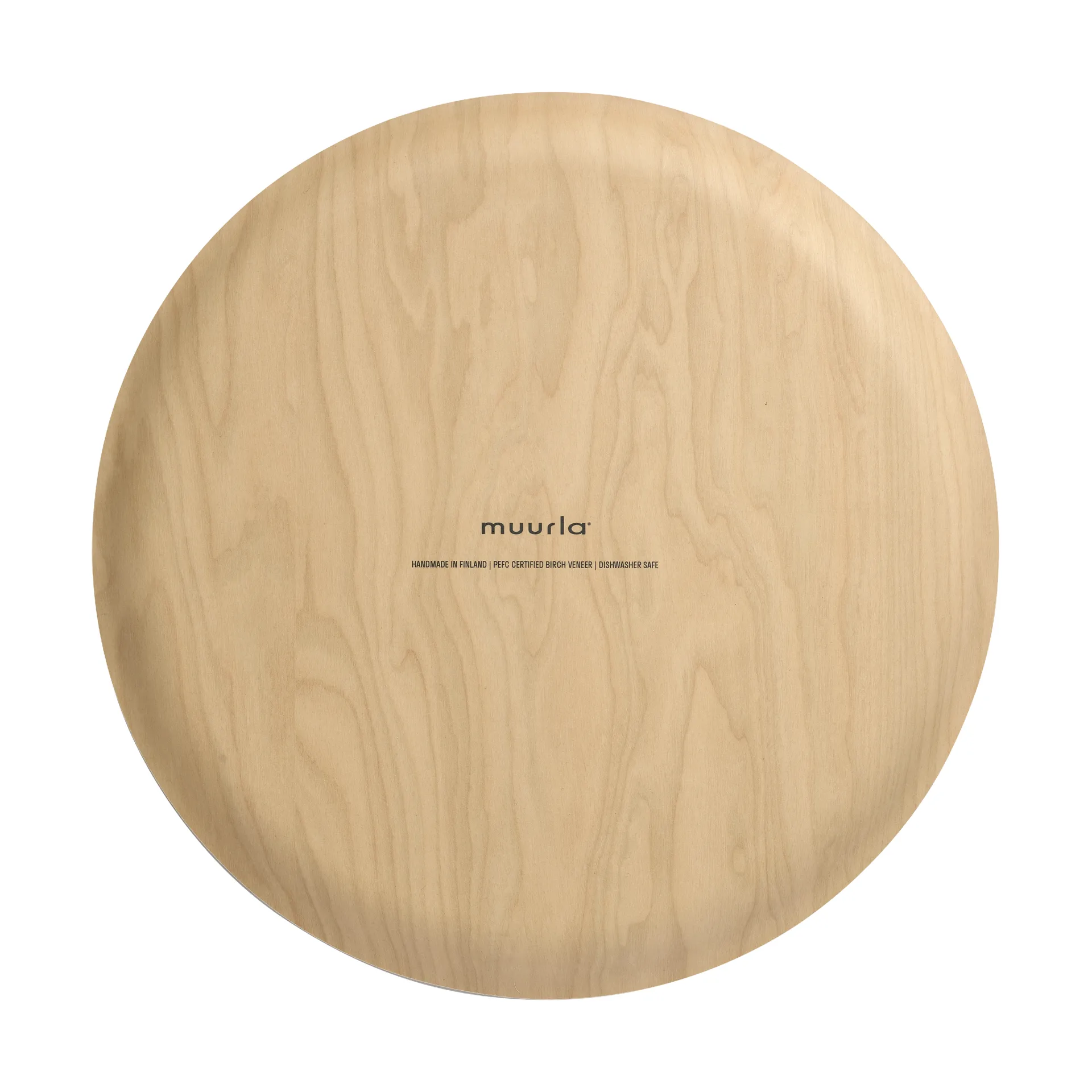 Checks & Stripes tray Ø35 cm, Olive Muurla