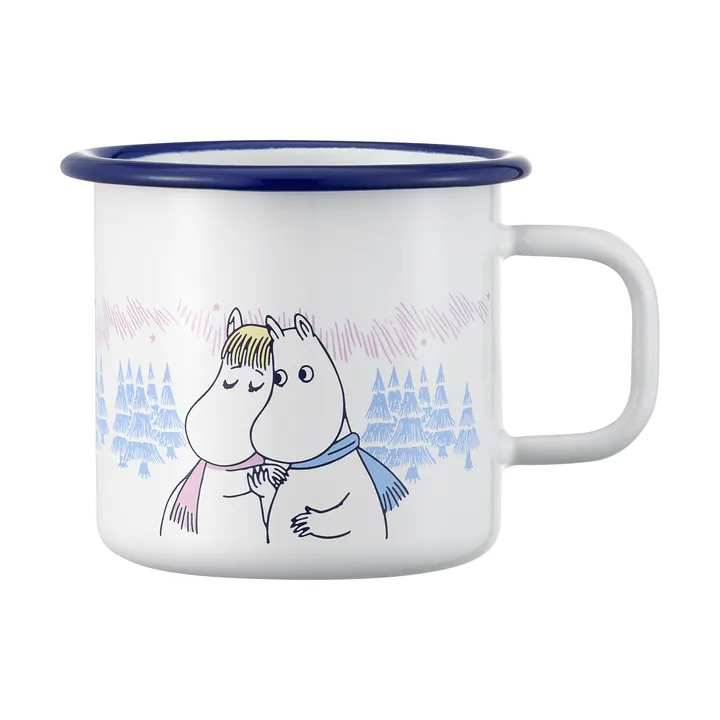 Moomin enamel mug 37 cl - Frosty Day - Muurla