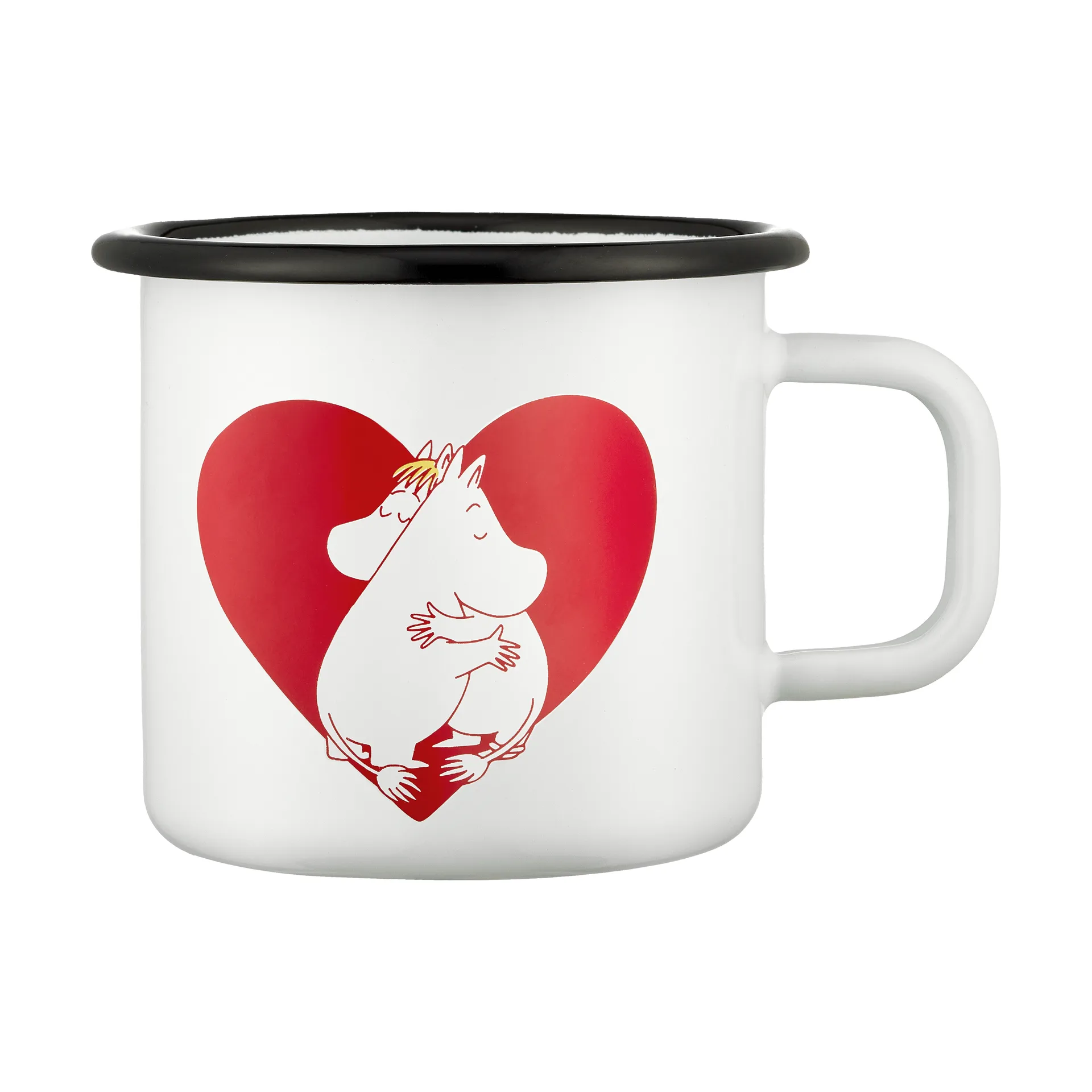 Moomin enamel mug 37 cl, Heart Muurla