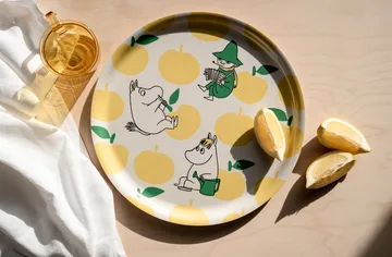 Moomin tray Ø35 cm - Joyfull Apples - Muurla