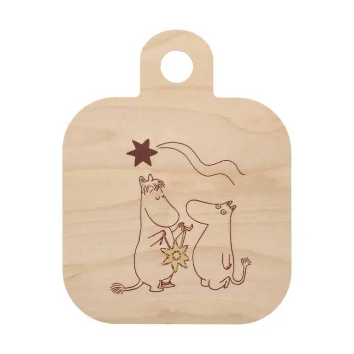Mumin Chop & Serve chopping board 25x32 cm - Comet - Muurla
