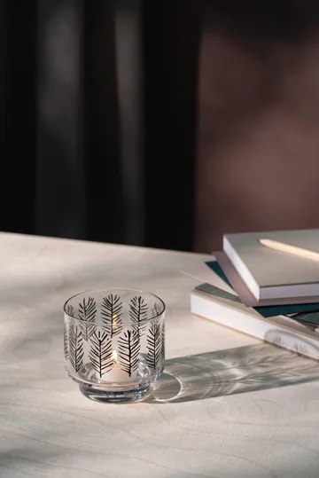 Teemu Järvi x Muurla candle holder Ø9x8 cm - Spruce branches - Muurla