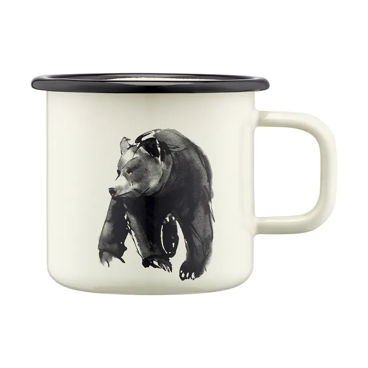 Teemu Järvi x Muurla enamel mug 37 cl - Bear - Muurla