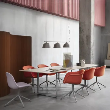 70/70 dining table 295x108 cm - Solid oak-Sand - Muuto