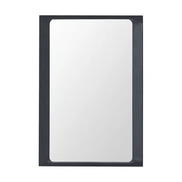 Arced mirror 80x55 cm - Midnight blue - Muuto