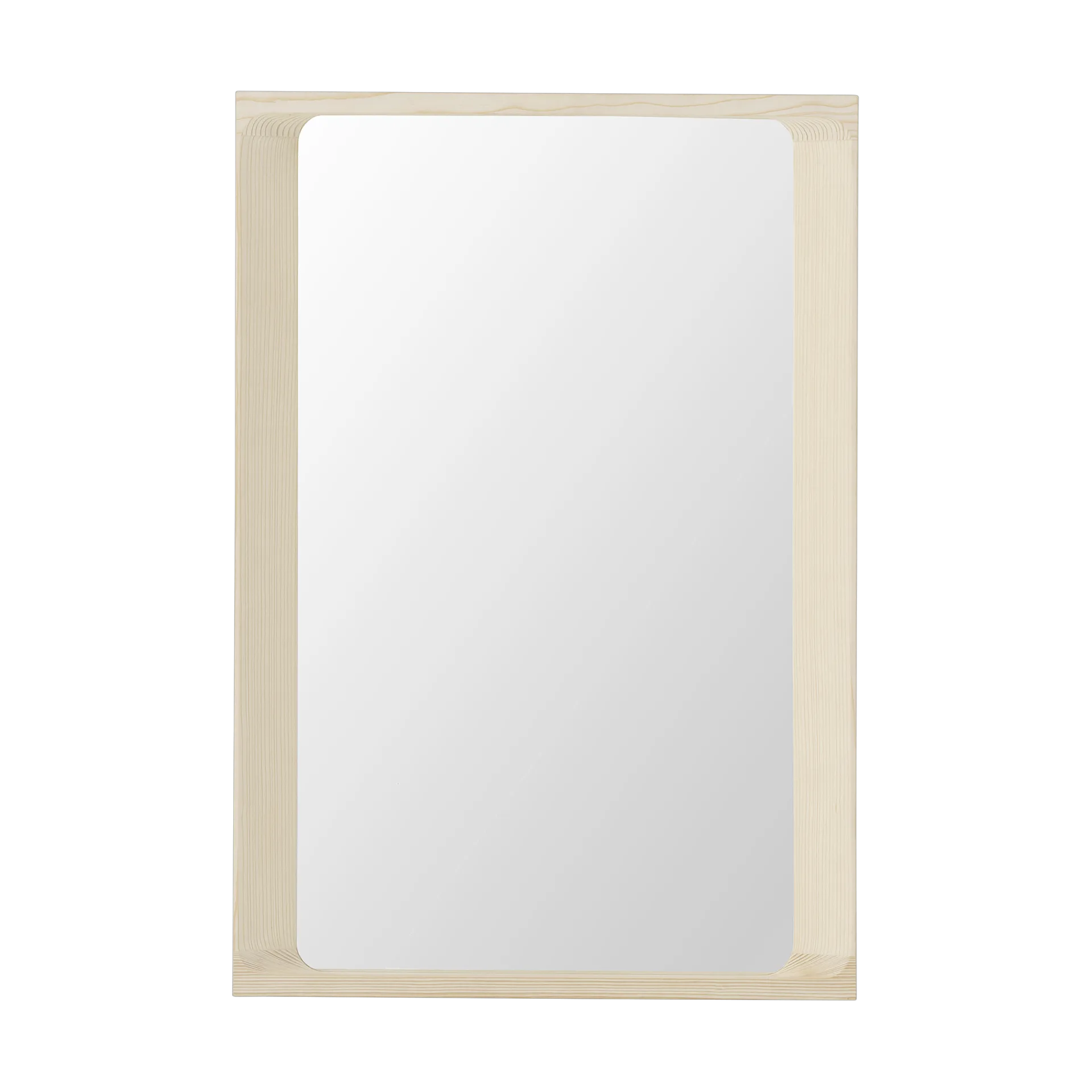 Arced mirror 80x55 cm, Spruce Muuto