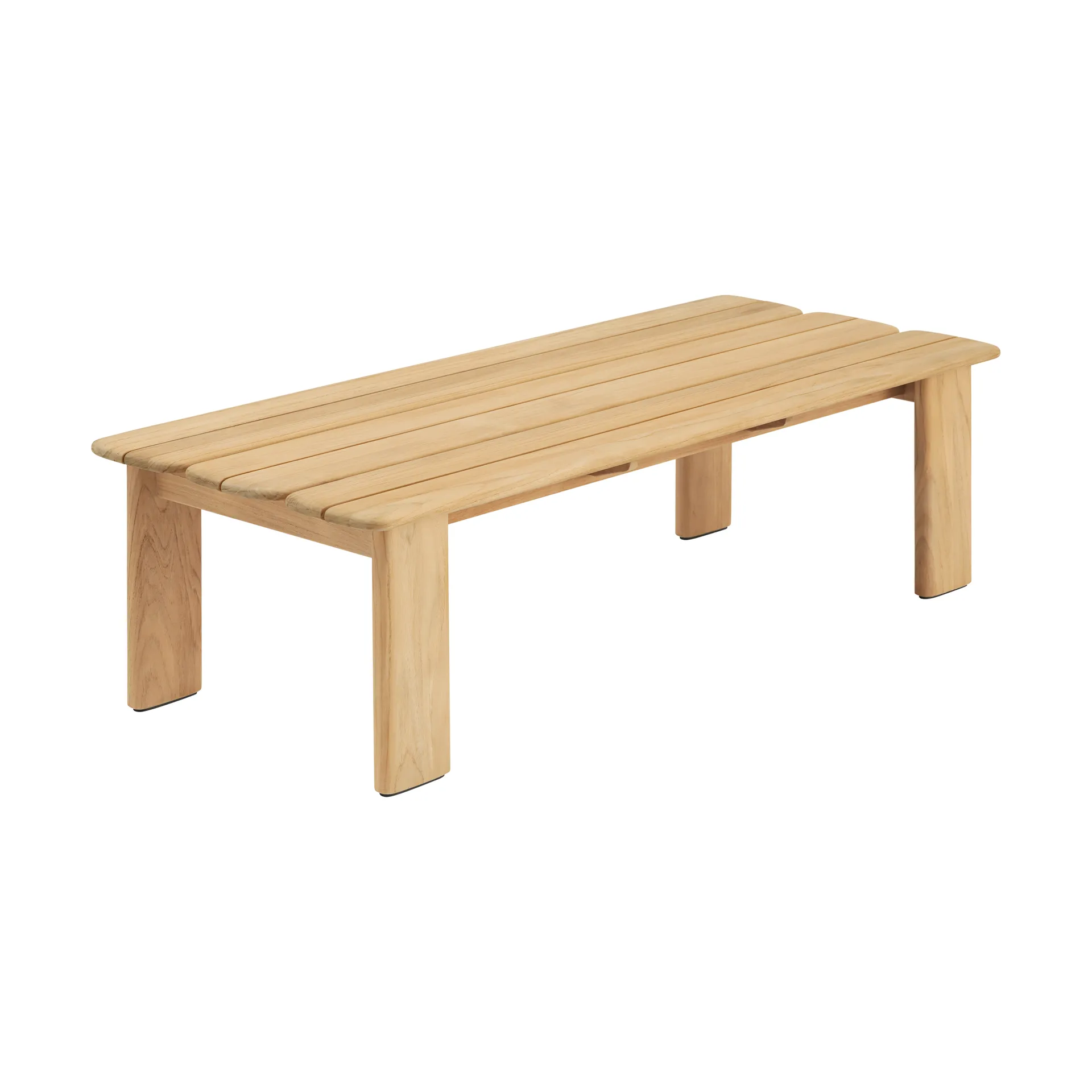 Assemble coffee table, Teak, 135x55 cm Muuto