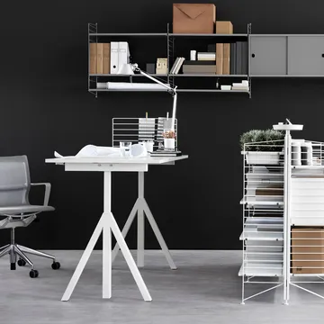 Base dining table - Black. plywood edge. 140x80cm - Muuto