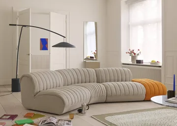 Coltre modular sofa - Configuration 1, turf-sand, 3-seater - Muuto