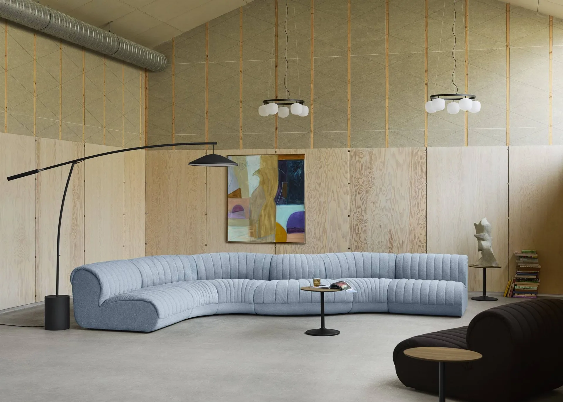 Coltre modular sofa, Configuration 2, turf-sand, corner sofa Muuto