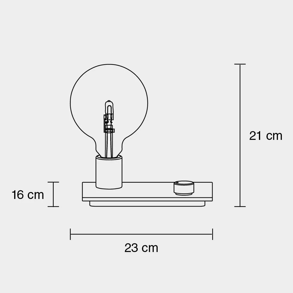 Control table lamp, grey Muuto