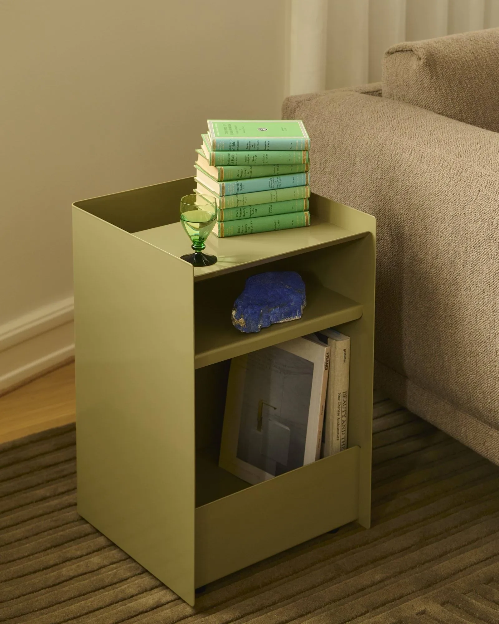 Folded Trolley open trolley, Grey 37.4x61.5x37.2 cm Muuto