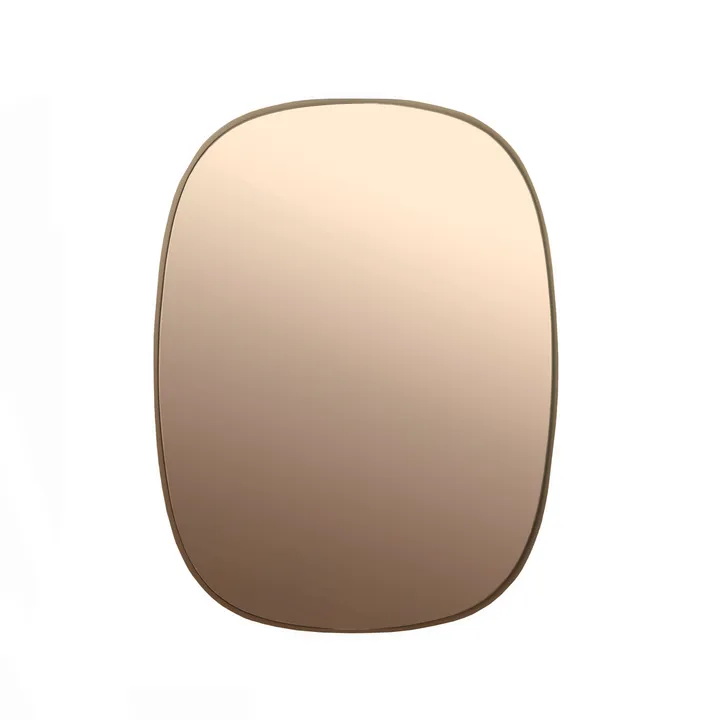 Framed mirror - Pink, 59x44 cm - Muuto