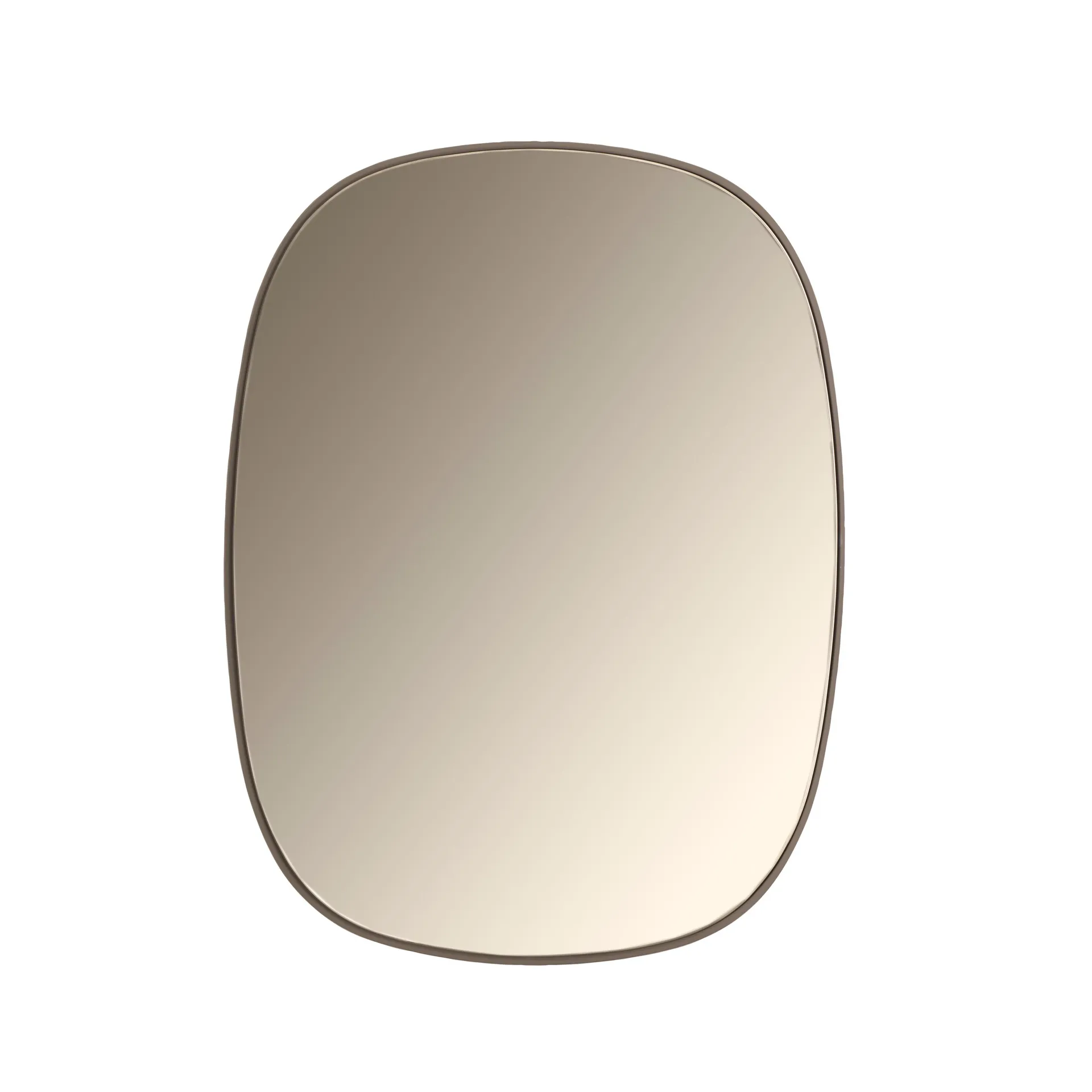 Framed mirror, Taupe, 59x44 cm Muuto