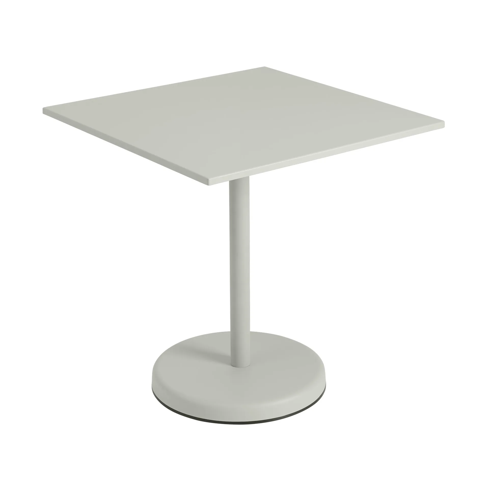 Linear steel café table V2 table 70x70 cm Grey Muuto