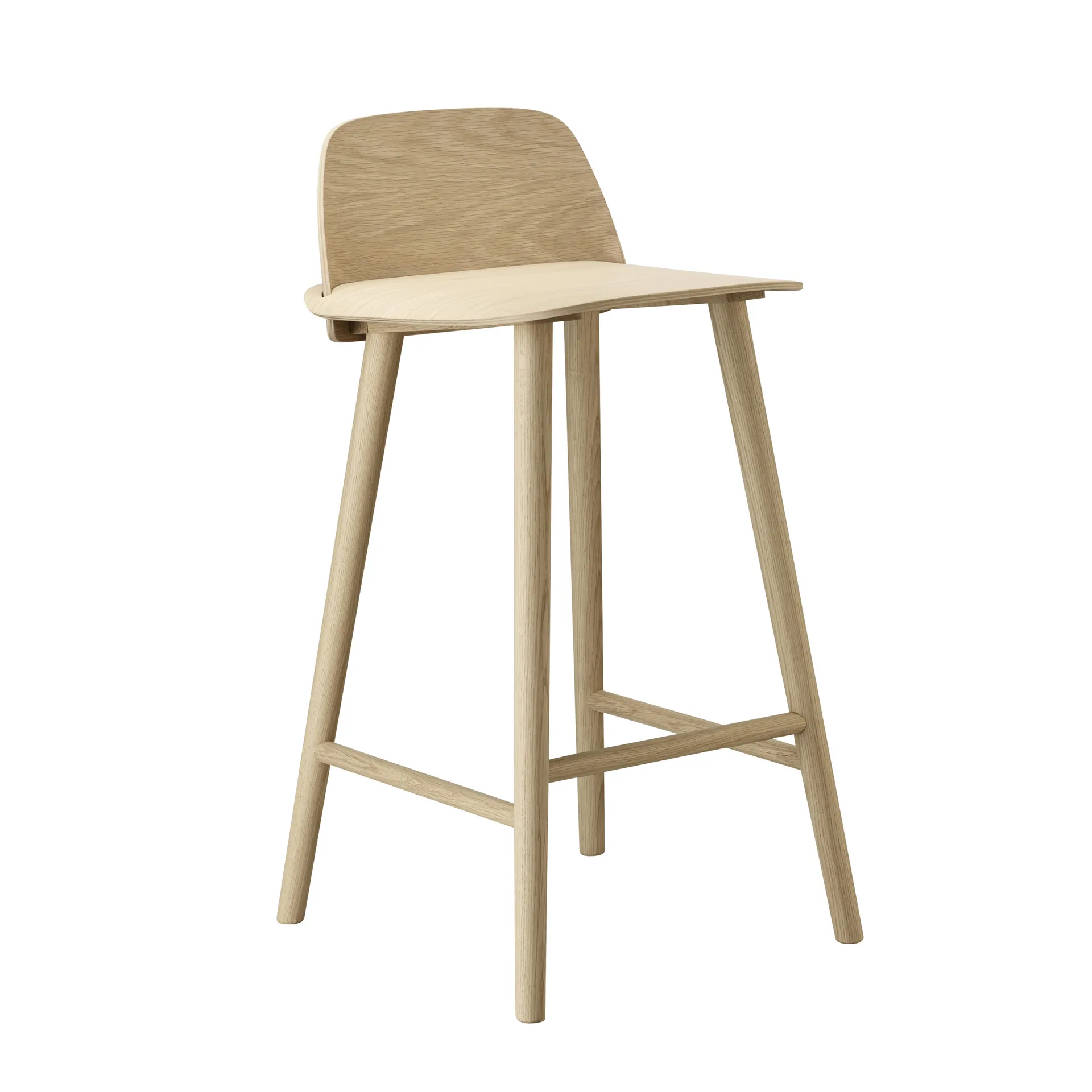 Nerd Barstool, Oak Muuto