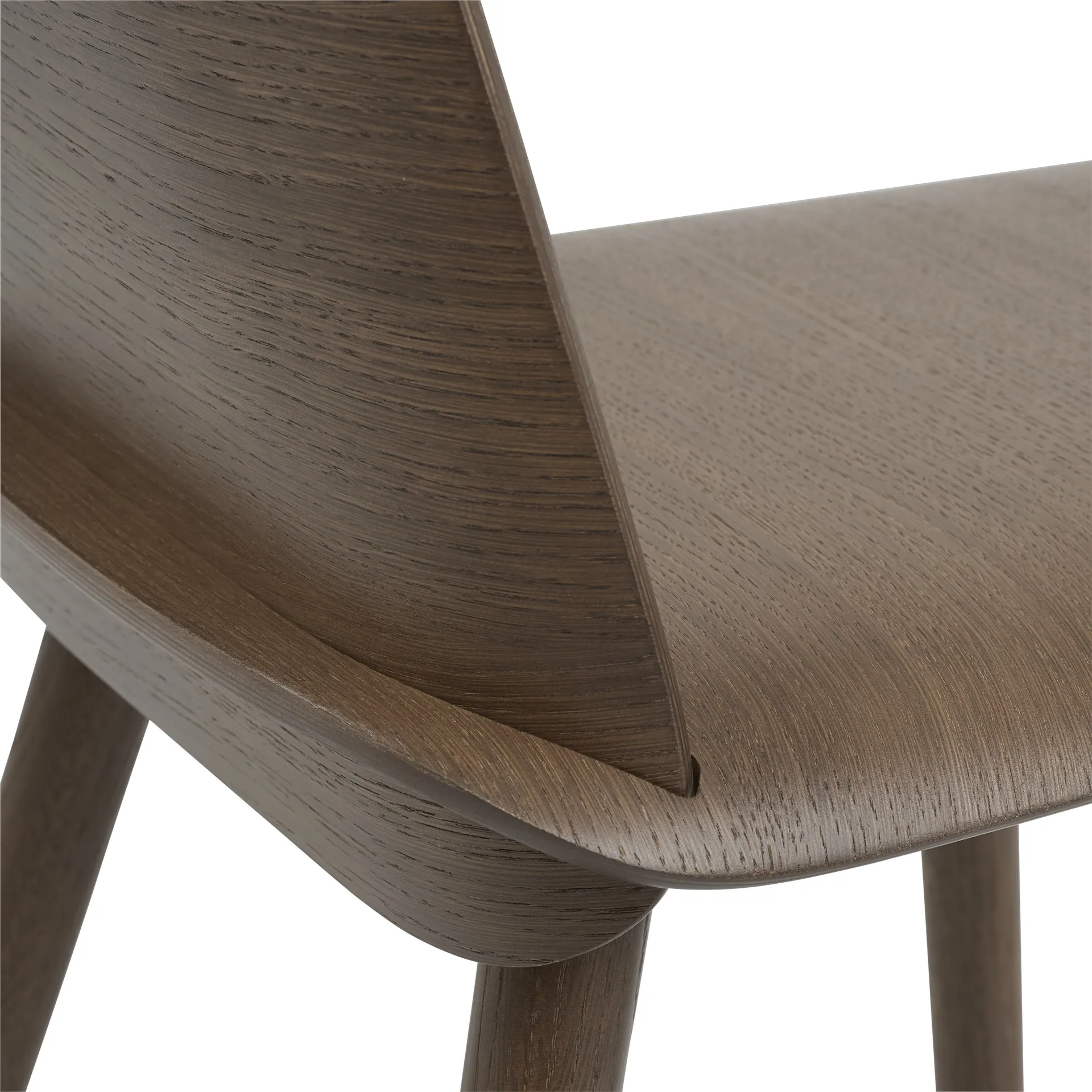 Nerd chair, Stained dark brown Muuto