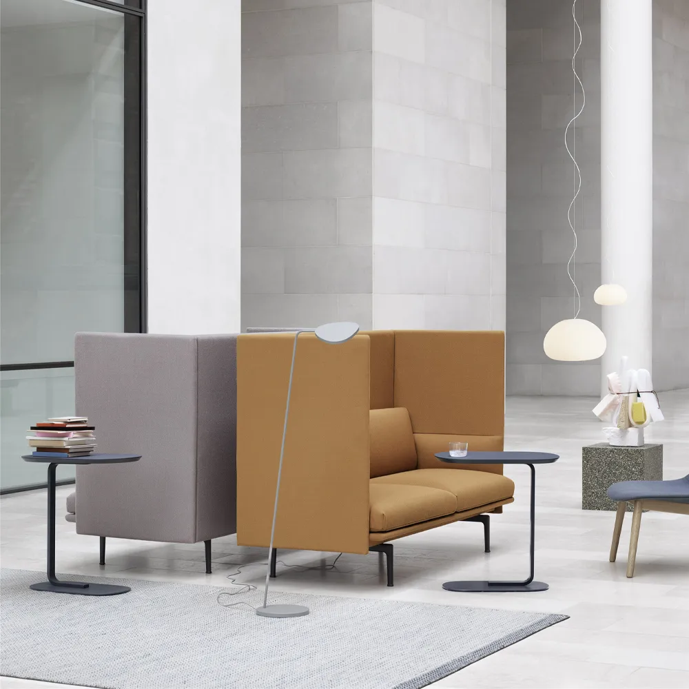 Relate Side table H: 73.5 cm, Black Muuto