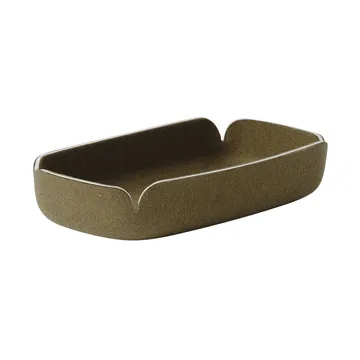 Restore tray 15.5x28 cm - Brown green - Muuto