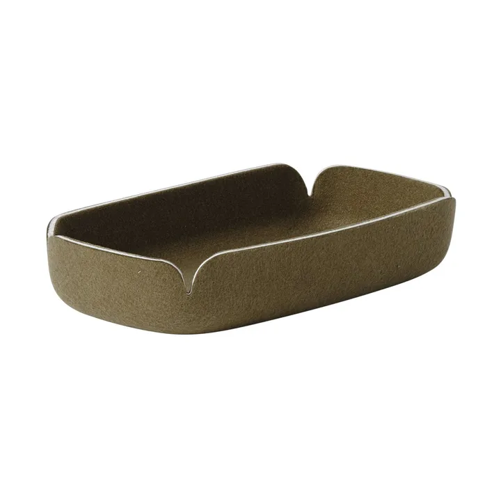 Restore tray 15.5x28 cm - Brown green - Muuto