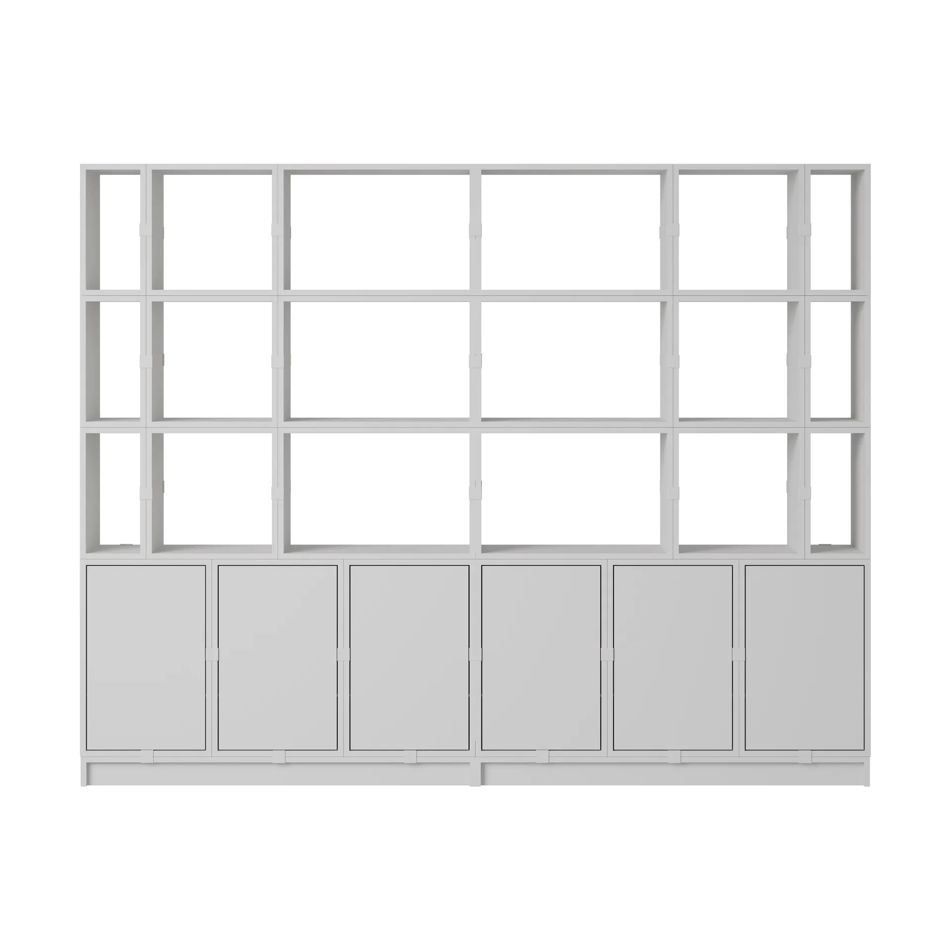 Stacked storage system office configuration 2, Grey Muuto