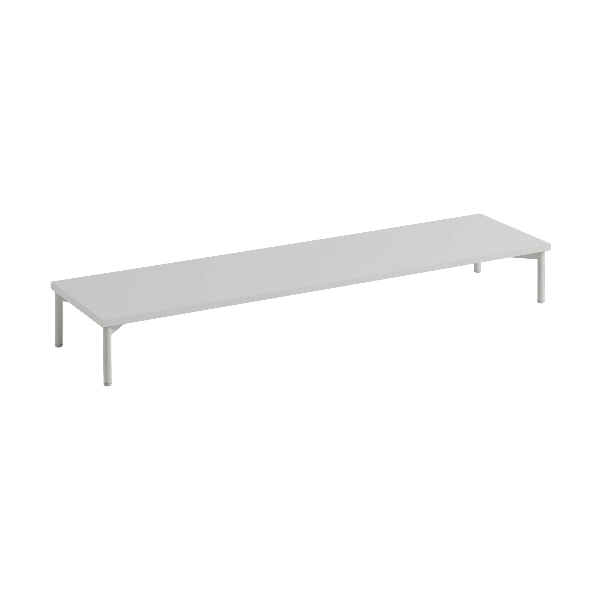 Stacked storage system podium w. tube base, Grey/Grey Muuto