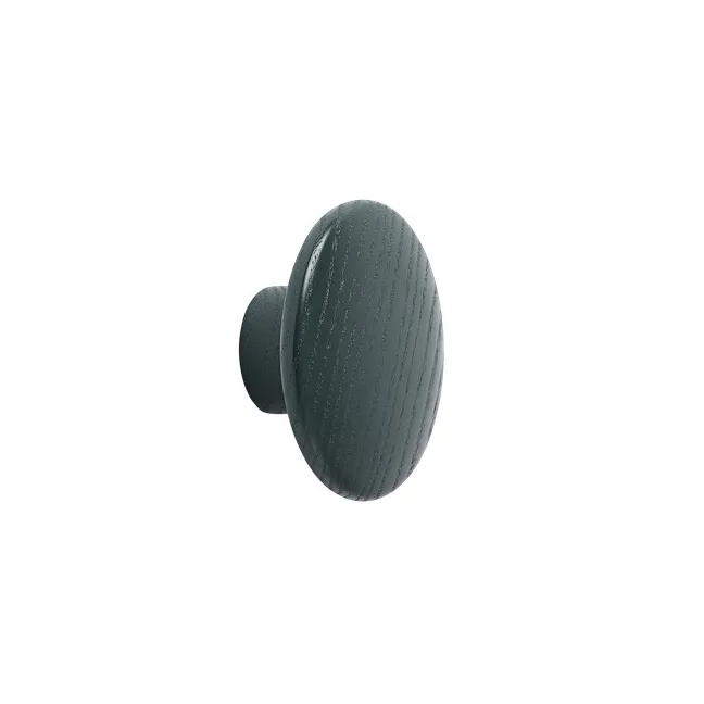 The Dots clothes hook dark green - Xs - Muuto