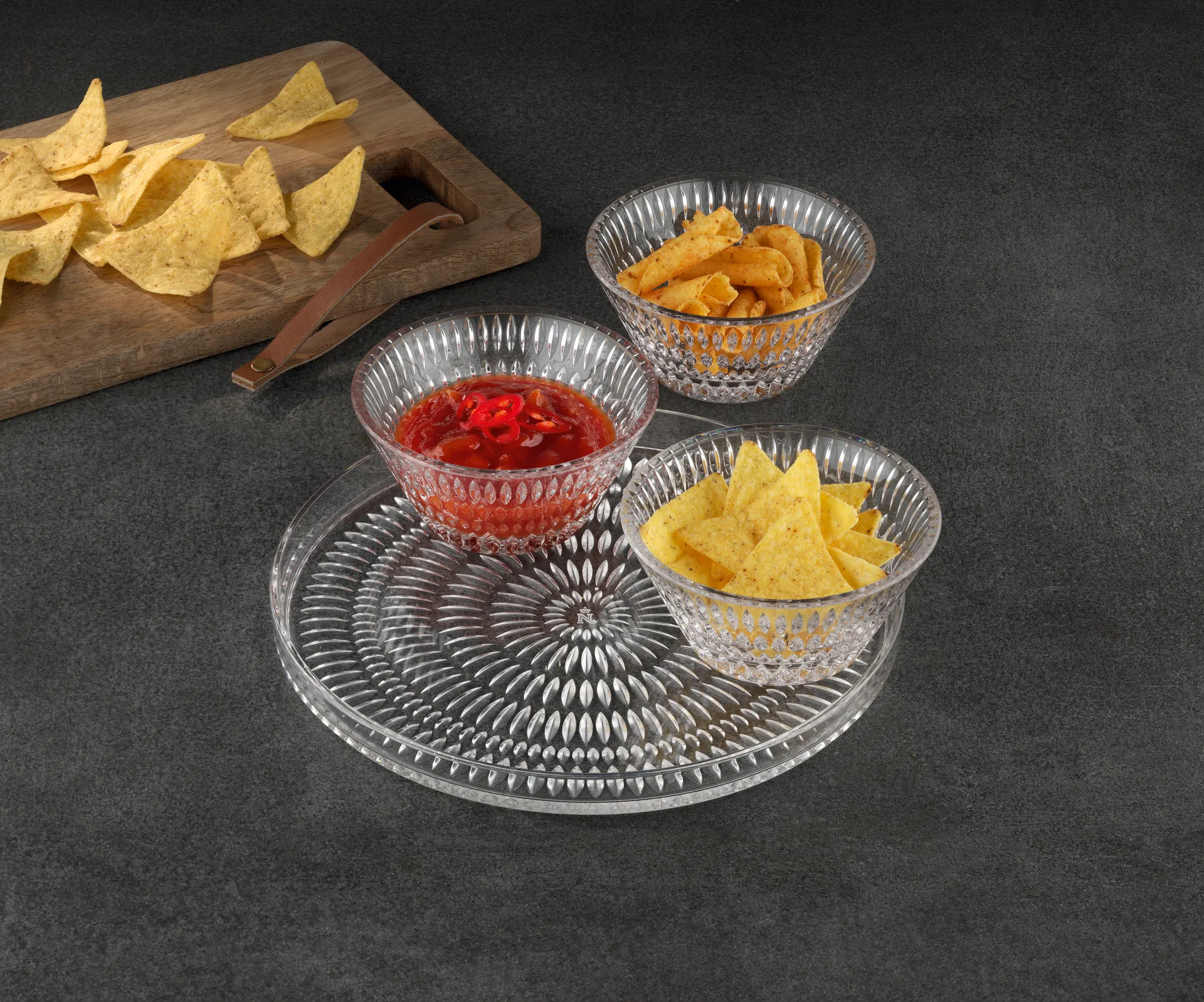 Ethno serving set, Crystal glasses, 4 pieces Nachtmann