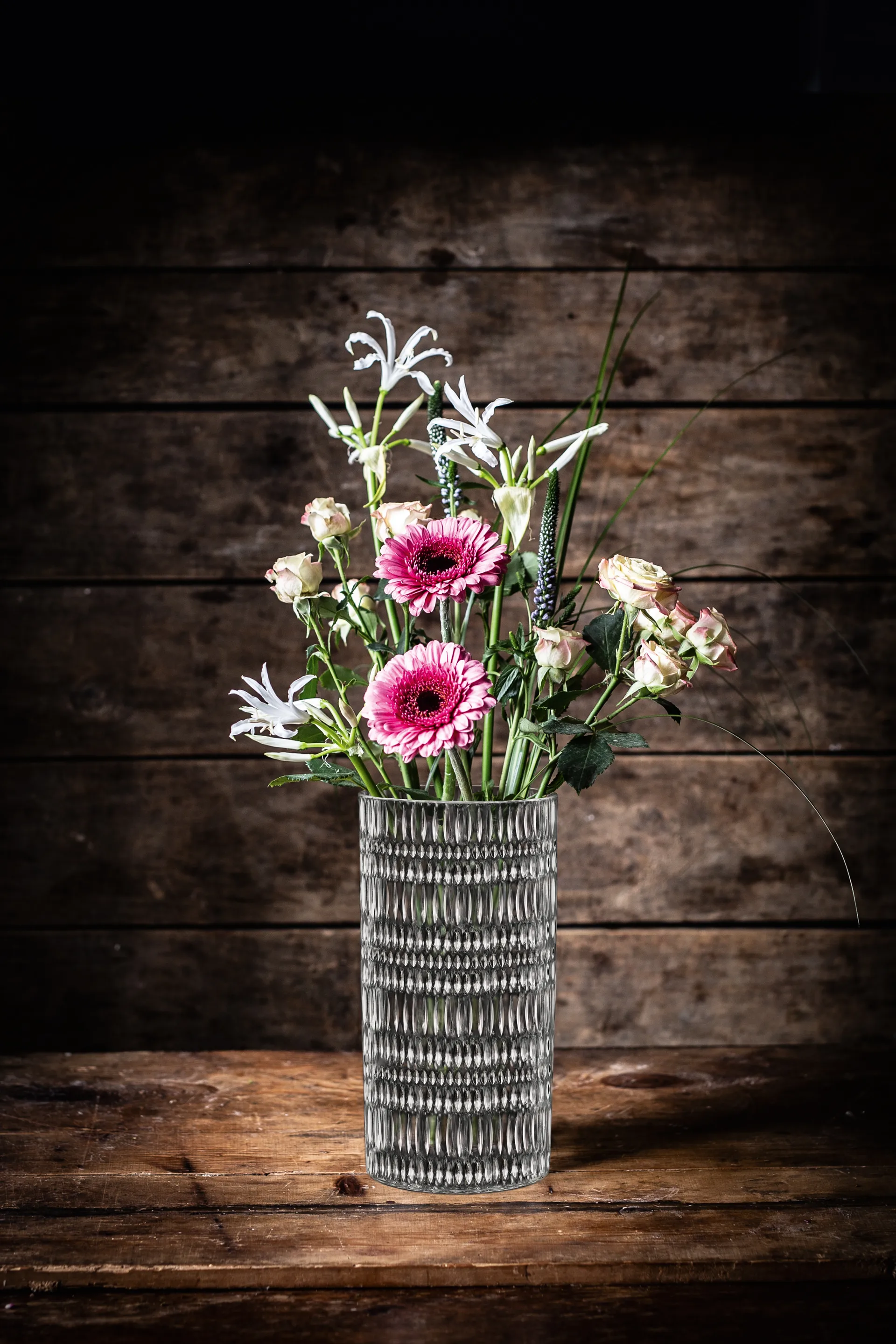 Ethno vase, Crystal glass, 23 cm Nachtmann