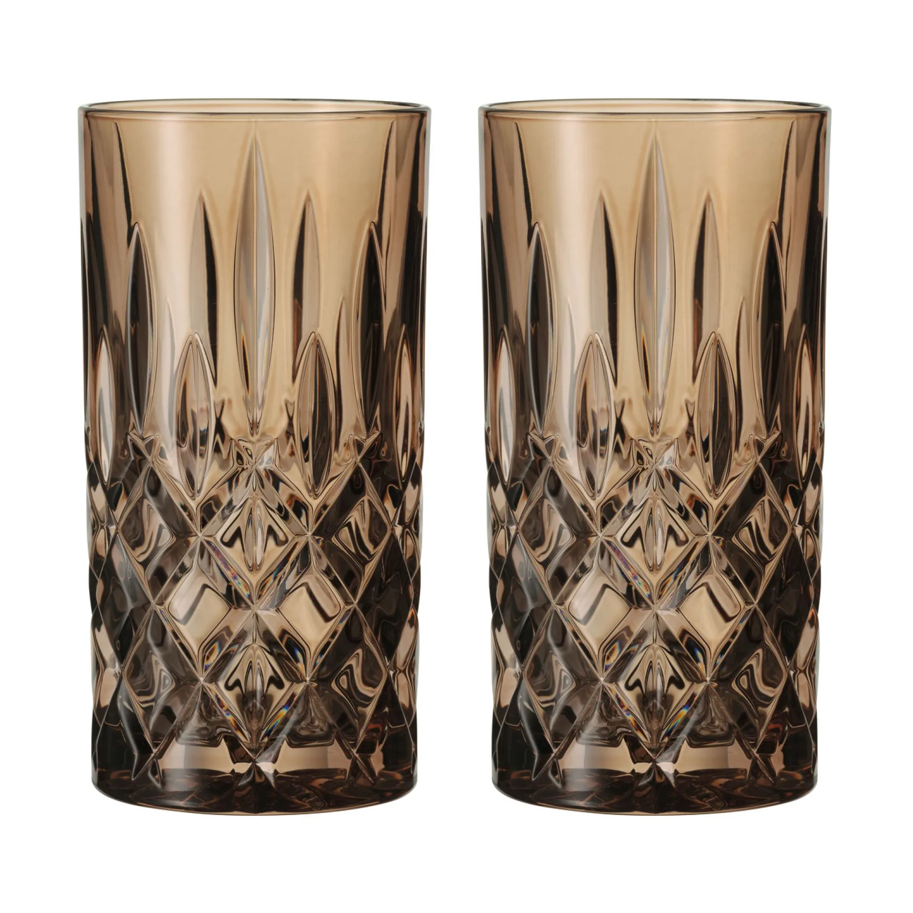 Noblesse Longdrink glass 39.5 cl 2-pack, Tobacco Nachtmann