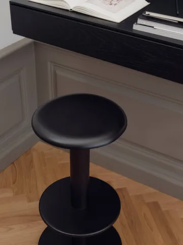 Coupe bar stool - Black, 76 cm - New Works