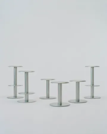Coupe bar stool - Stainless steel, 76 cm - New Works